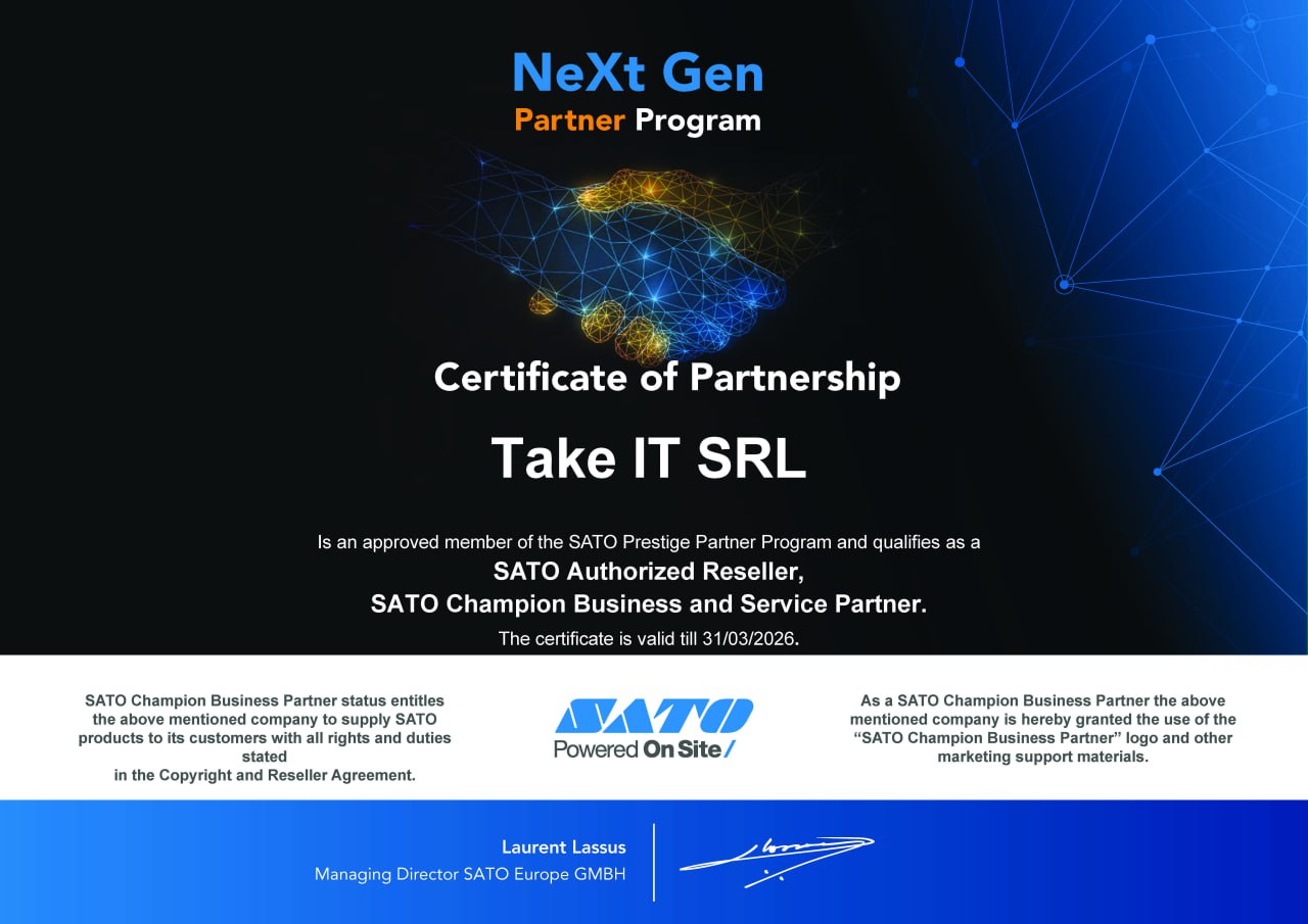 Take IT Sato Service Partner
